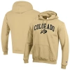 Champion Vegas Gold Colorado Buffaloes Arched Logo Fleece Pullover Hoodie In Yellow