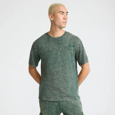 Champion Vintage Wash Knit T-shirt In Green