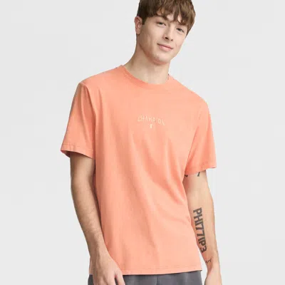 Champion Vintage Wash T-shirt In Orange