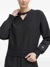 Champion V넥 스웨트셔츠 In Black