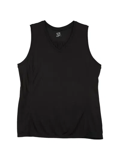 Champion V-neck Tank Top In Black