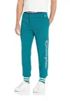 Champion Waffle Rib Cuff Sleep Pant In Gem Jade In Multi