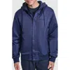 Champion Water Resistant Hooded Bomber Jacket In Peacoat