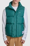 Champion Water Resistant Puffer Vest In Rain Forest