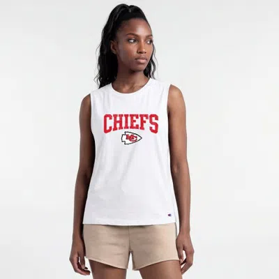 Champion White Kansas City Chiefs Muscle Tank Top