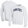 Champion White Penn State Nittany Lions Basic Arch Fleece Pullover Sweatshirt In White