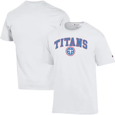 Champion White Tennessee Titans Arch Over Logo T-shirt