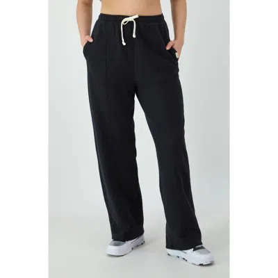 Champion Wide Leg Drawstring Pants In Champagne Frost