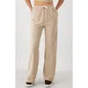 Champion Wide Leg Drawstring Pants In Comfort Wash Champagne Frost