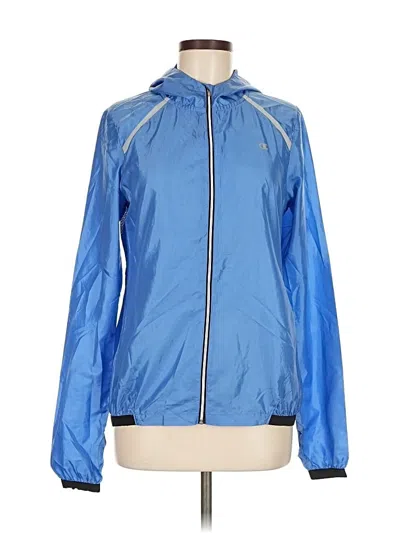 Pre-owned Champion Windbreaker Jacket In Blue