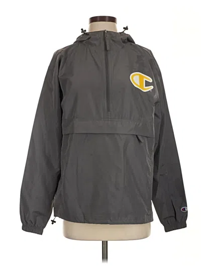 Pre-owned Champion Windbreaker Jacket In Gray