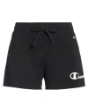 Champion Elastic Waist Shorts With Pockets In Black