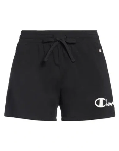 Champion Elastic Waist Shorts With Pockets In Black