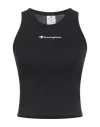 Champion Woman Tank Top Black Size L Cotton