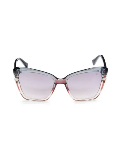 Champion Women's 56mm Cat Eye Sunglasses In Gray