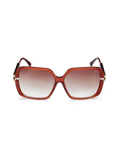 Champion Women's 59mm Square Sunglasses In Orange