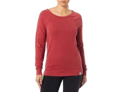 Champion Women's Authentic Originals French Terry Sweatshirt Women's Sweatshirt Carmine Red Heather: Md