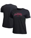 Champion Women's Black Alabama Crimson Tide Arched Over Logo T-shirt In Black