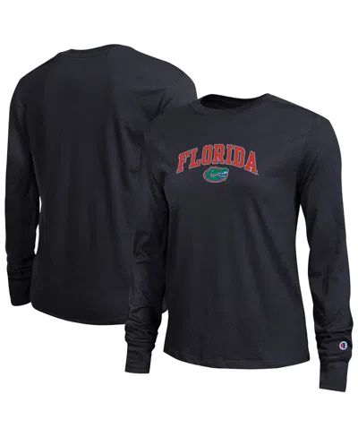 Champion Women's Black Florida Gators Arch Over Logo Long Sleeve T-shirt