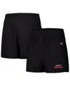 Champion Black Ohio State Buckeyes Tailgate Her Woven Shorts In Black