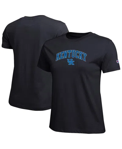 Champion Women's Black Kentucky Wildcats Arched Over Logo T-shirt