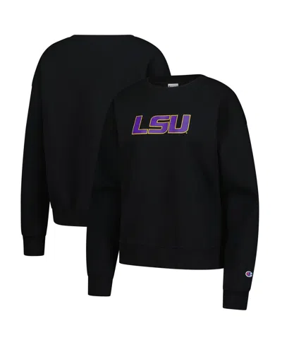 Champion Women's Black Lsu Tigers Powerblend Sweatshirt