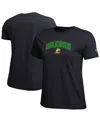 Champion Women's Black Oregon Ducks Arched Over Logo T-shirt In Black