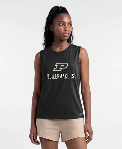 Champion Women's Black Purdue Boilermakers Lifestyle Tank Top
