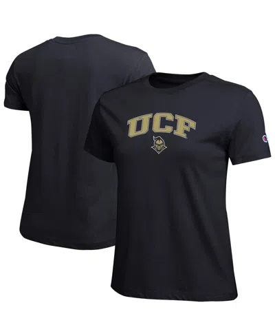 Champion Women's Black Ucf Knights Arched Over Logo T-shirt