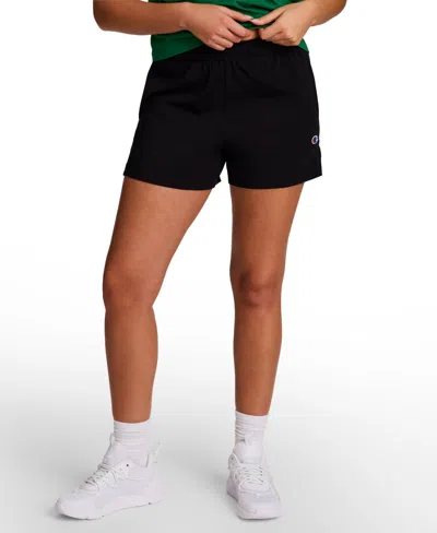 Champion Women's C Logo Shorts In Black