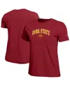 Champion Women's Cardinal Iowa State Cyclones Arched Over Logo T-shirt In Red