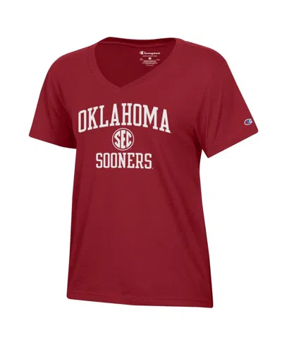 Champion Women's Cardinal Oklahoma Sooners Sec T-shirt