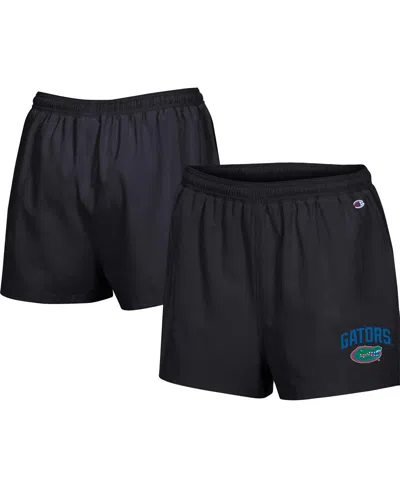 Champion Women's  Black Florida Gators Football Fan High Waist Shorts