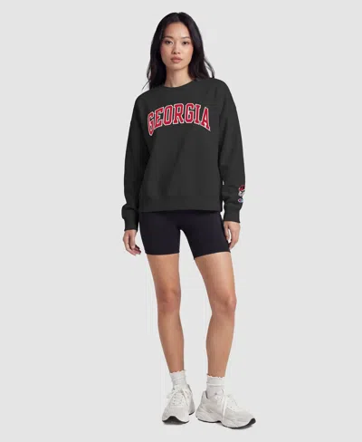 Champion Women's  Black Georgia Bulldogs Fleece Crew Sweatshirt