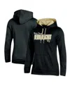 Champion Women's  Black Wake Forest Demon Deacons Arch Logo 2.0 Pullover Hoodie In Black