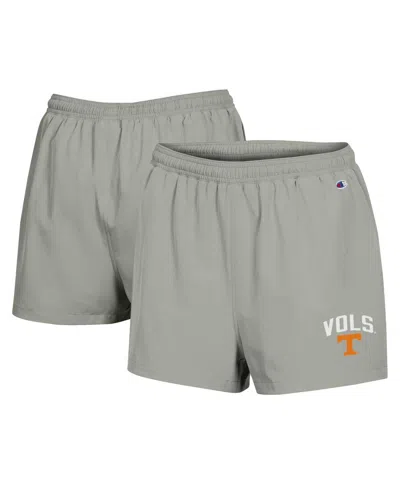 Champion Women's  Gray Tennessee Volunteers Football Fan High Waist Shorts