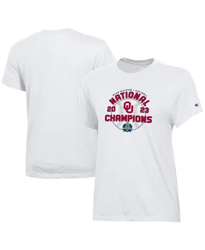 Champion Women's  White Oklahoma Sooners 2023 Ncaa Softball Women's College World Series S Lo