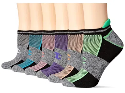 Champion Women's Double Dry 6 Or 12 Pack Performance Heel Shield Socks Sock Black Assortment: Shoe Size: 5-9  In Multi