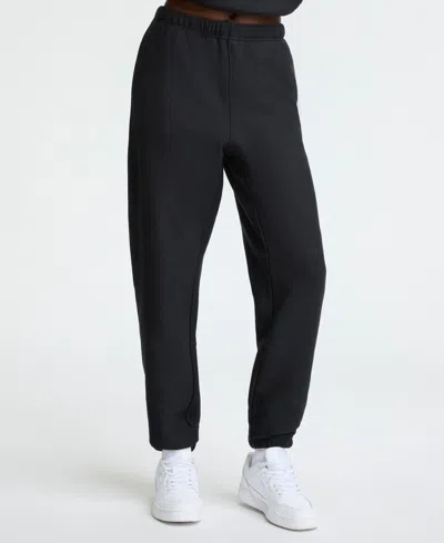Champion Essentials Reverse Weave Cinched Bottom Sweatpant In Black