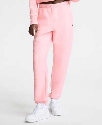 CHAMPION WOMEN'S ESSENTIALS REVERSE WEAVE CINCHED BOTTOM SWEATPANTS