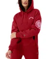 Champion Women's Fleece Logo Hoodie In Cardinal