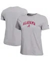 Champion Women's Gray Alabama Crimson Tide Arched Over Logo T-shirt In Gray