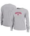 Champion Women's Gray Indiana Hoosiers Arch Over Logo Long Sleeve T-shirt In Gray