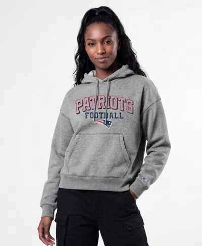 Champion Women's Gray New England Patriots Triumph Tri-blend Hoodie