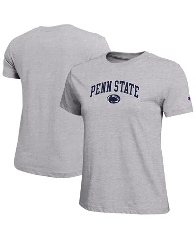 Champion Women's Gray Penn State Nittany Lions Arched Over Logo T-shirt