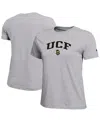 Champion Women's Gray Ucf Knights Arched Over Logo T-shirt In Gray