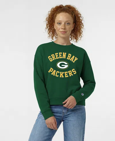 Champion Women's Green Bay Packers Heart Soul Power Blend Sweatshirt