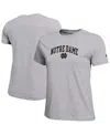Champion Women's Heather Gray Notre Dame Fighting Irish Arched Over Logo T-shirt In Gray