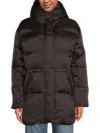 Champion Women's Hooded Puffer Coat In Brown