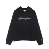 Champion Women's Hooded Sweatshirt In Black